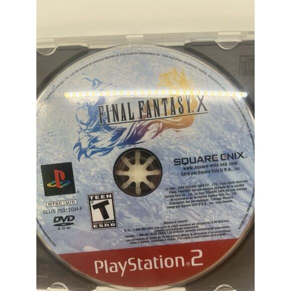 Final Fantasy X 10 Game(Sony PlayStation 2, PS2) - TESTED - Picture 2 of 3